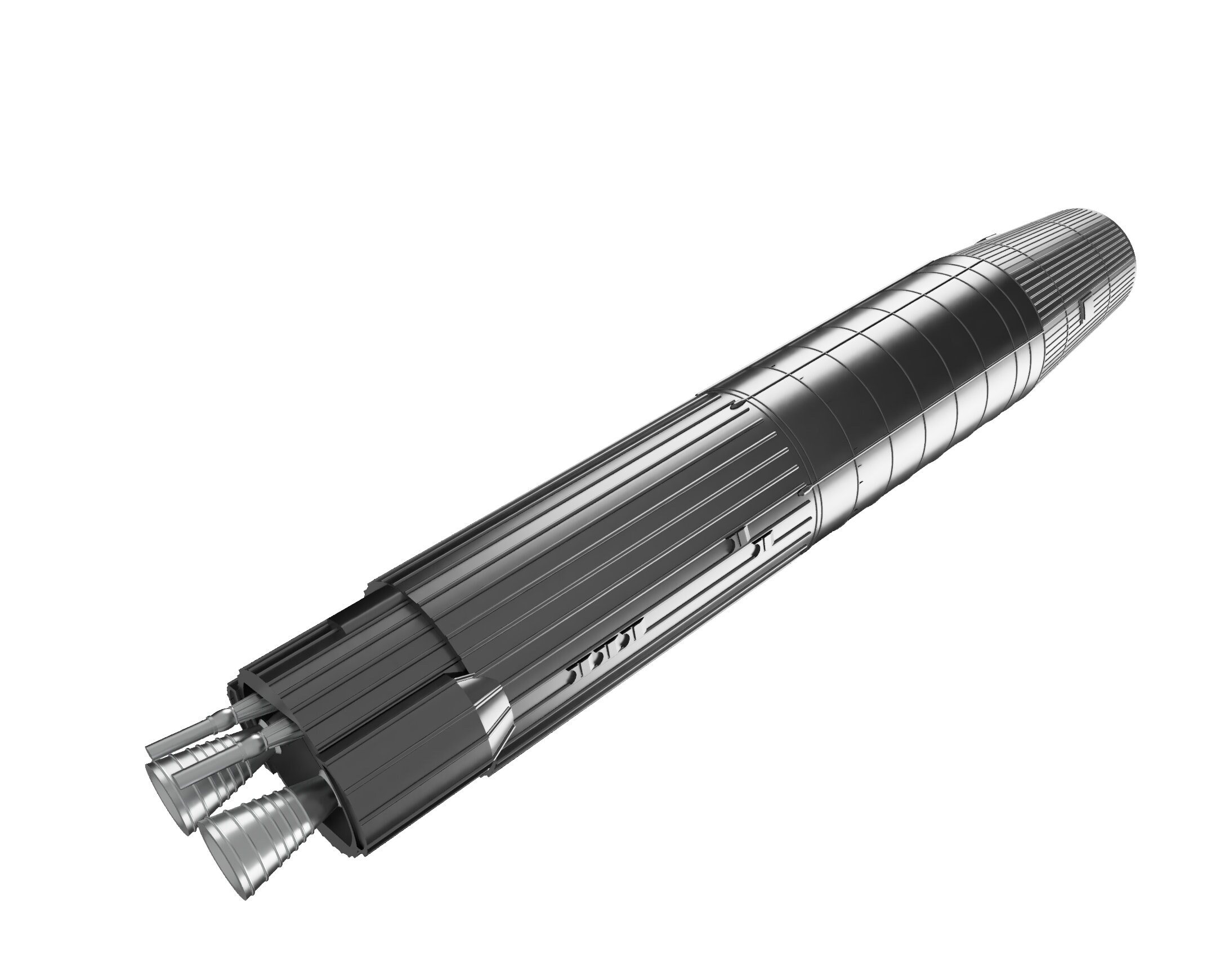 New! Blue Streak British Missile Kit Model Rocket and Stand