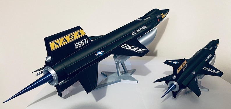 X-15 A2 (66671 X15) The Original Nasa Rocket Space Plane 1:32/56/72 Scale with drop tanks image 4