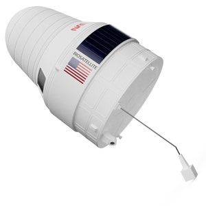 Nasa Bio Satellite Capsule Kit model. Super Quality with Decals. approx 1:20 scale 115mm diameter.