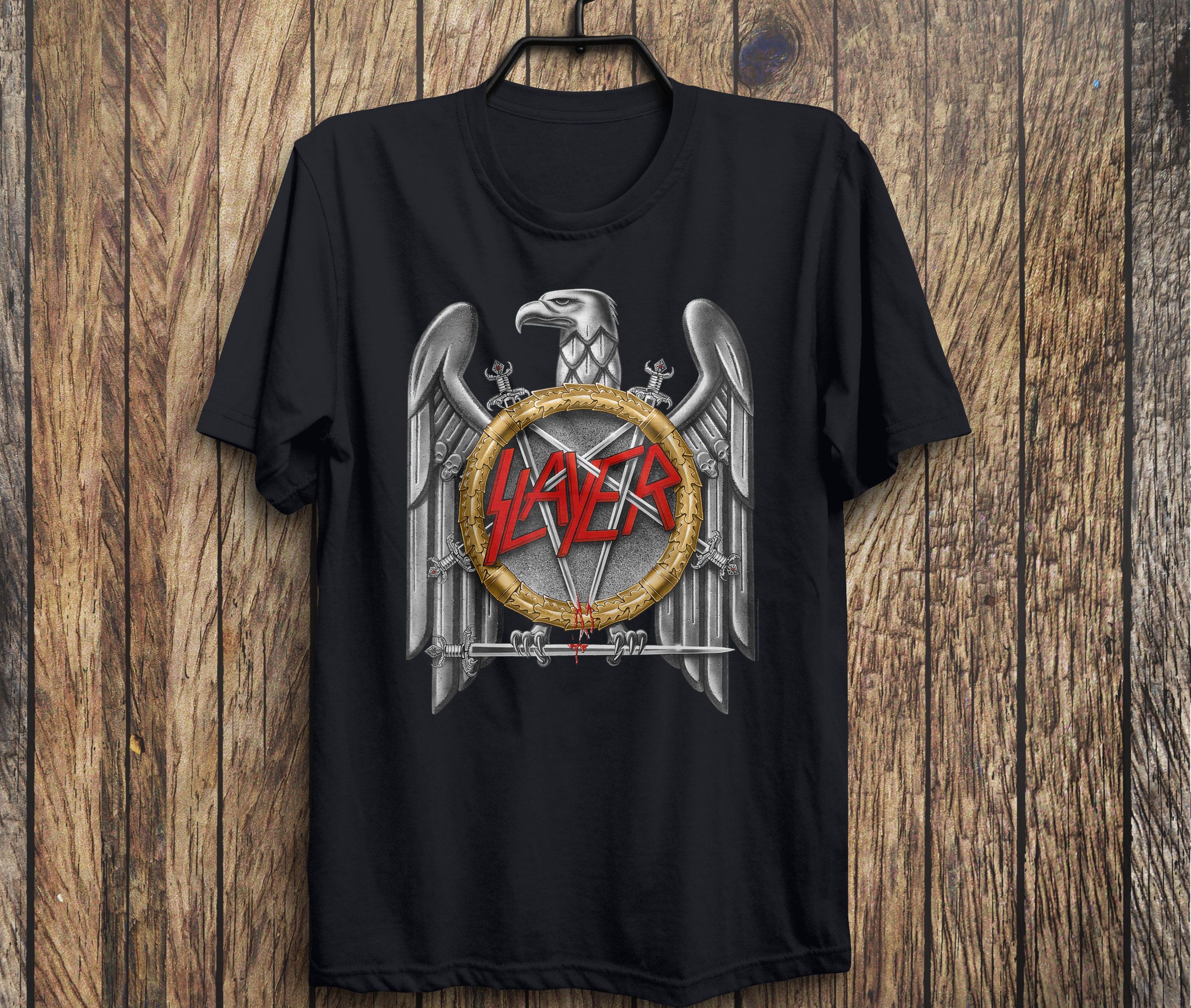 90s slayer 総柄 バンドtシャツ ヴィンテージ-