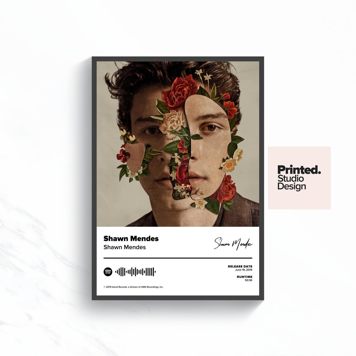 Shawn Mendes Poster Shawn Mendes Album Cover Poster Print | Etsy