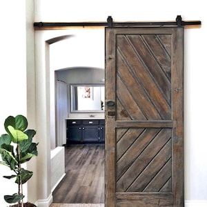 Chevron Door: Exterior Interior Custom Solid Wood Sliding or Hinged - Etsy