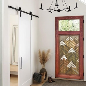 Custom Half Lite Panel Door: Interior/Exterior Handcrafted Door