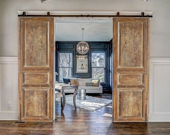 Distressed Barn Doors: Antique Style, Custom Size