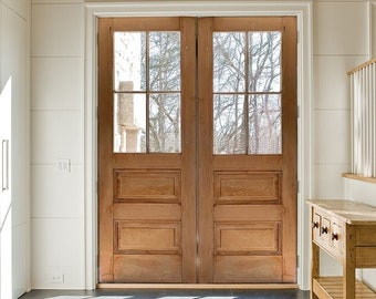 Antique French Door, Custom Built Interior Exterior Doors, Sliding or Hinge, Double & Single Rustic wooden Doors, Pocket Door, Pantry Doors