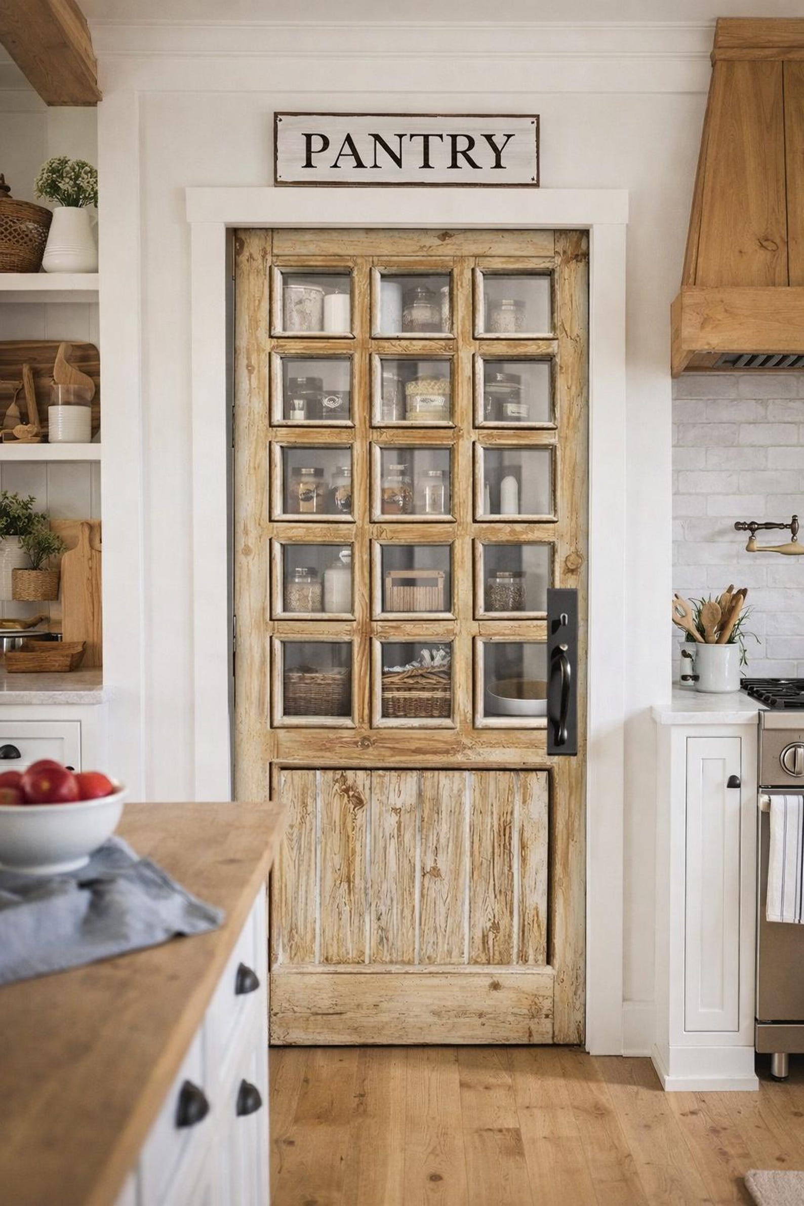 Custom Top Lite French Entry Door: Glass Interior/exterior Vintage ...