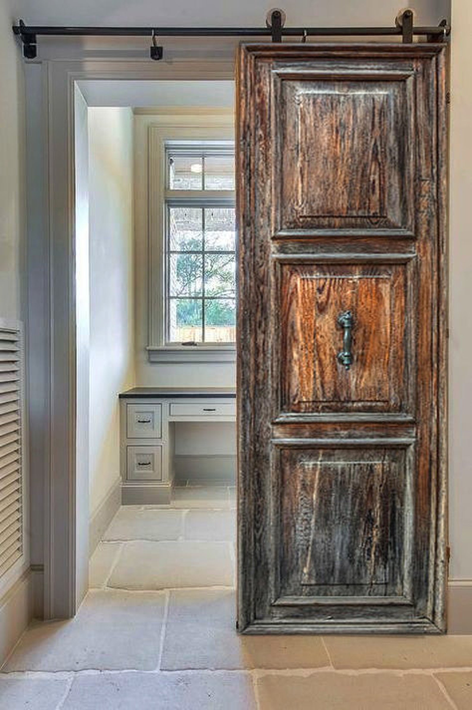 Antique Raised Panel French Doors Rustic Barn Door Etsy