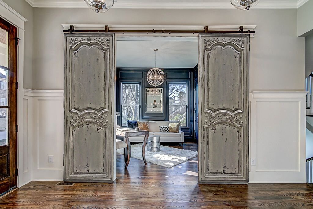 HandCarved authentic Door Antique Barn Doors Custom Size Etsy