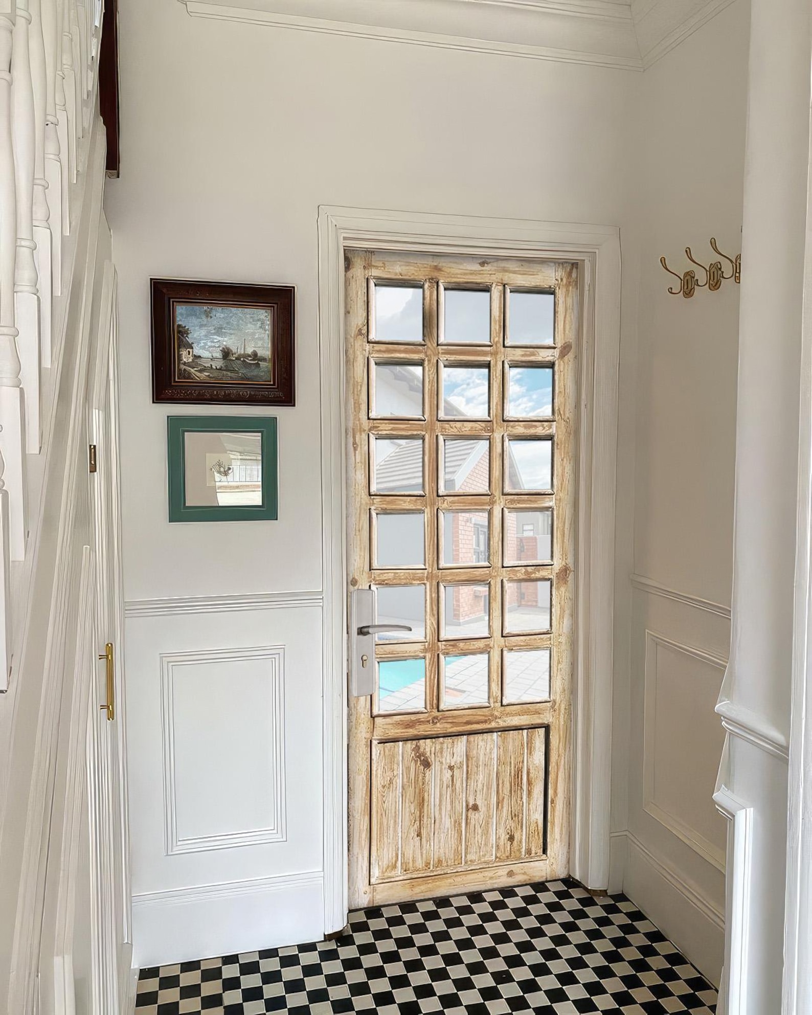 Custom Top Lite French Entry Door: Glass Interior/exterior Vintage ...