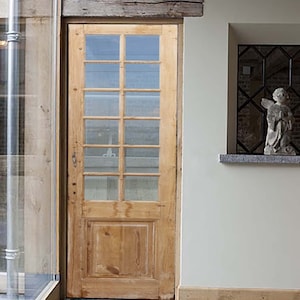 Whitewashed Wooden Front Door, Custom Built Antique Interior Exterior Doors, Sliding, Hinge, Double, Single Doors, Pocket Door, Pantry Doors