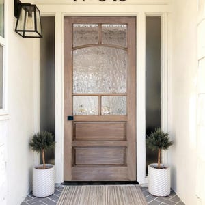 Wooden Exterior French Front Door, Glass Lite Custom Interior Barn Doors, Sliding, Hinged, Double, Single, Rustic Wood Closet, Pantry Door