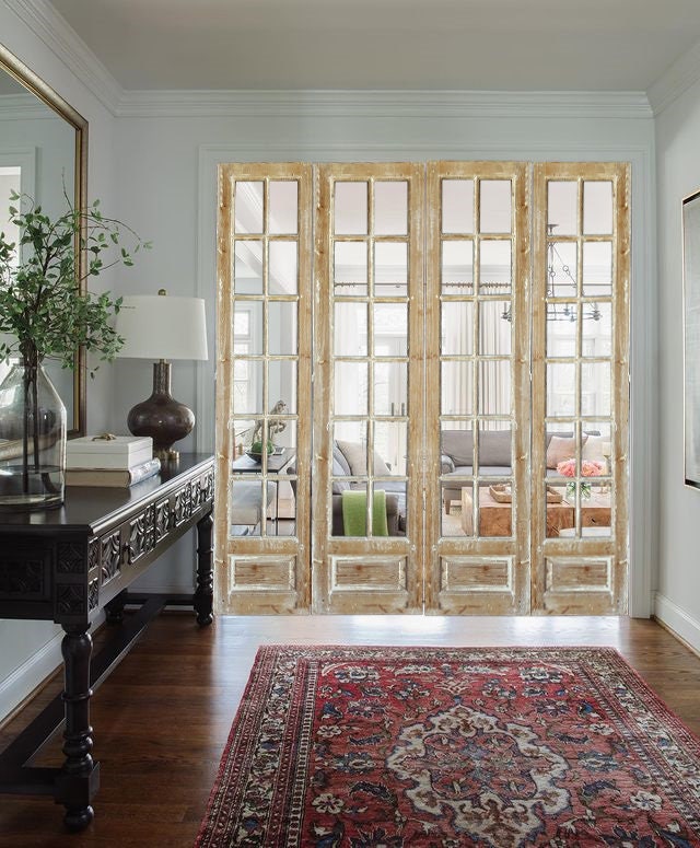 Antique Whitewashed French Door Custom Built Interior | Etsy Canada
