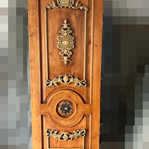 Handcarved Solid Wood Door: Rustic Interior/Exterior (30x84 inches)