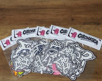 15 Graffiti and Street Art Stickers – Urban Slap Pack – Vinyl & Paper Mix – Outdoor Ready