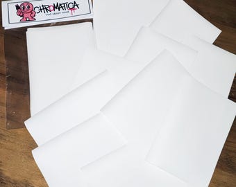 20 A6 Eggshell Stickers – Destructible Slap Blanks – Super Permanent – Graffiti Supply