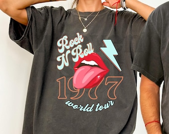 Vintage T-shirts Book: 70s-80s Rock Shirt Designs - Etsy