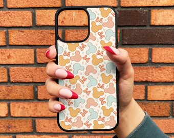 Magical Mouse Ears iPhone Cover, Mouse Bow Ears phone case, iPhone 11 12 13 14 Pro Max