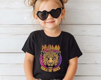 Band def leppard t-shirt, toddler band tee, kids band graphic tee, rock of ages, animal Armageddon, cotton kids fit