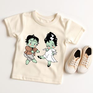 kewpies shirt for kids, kewpies couple, kewpies shirt Halloween, spooky cute, childrens fit