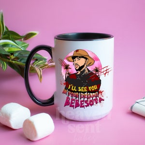 I&#39;ll see you in your dreams Bebesota Mug, Bad Bunny Bebesota, Un Verano Sin Ti, Benito Gifts, Horror Valentine Mug