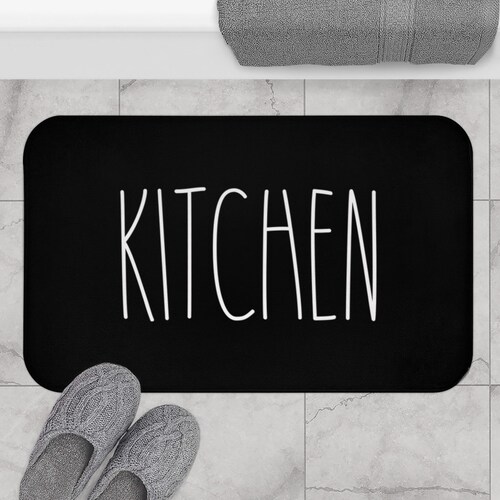 In This Kitchen We Dance Floor Mat Inspired Rae Dunn Style Etsy