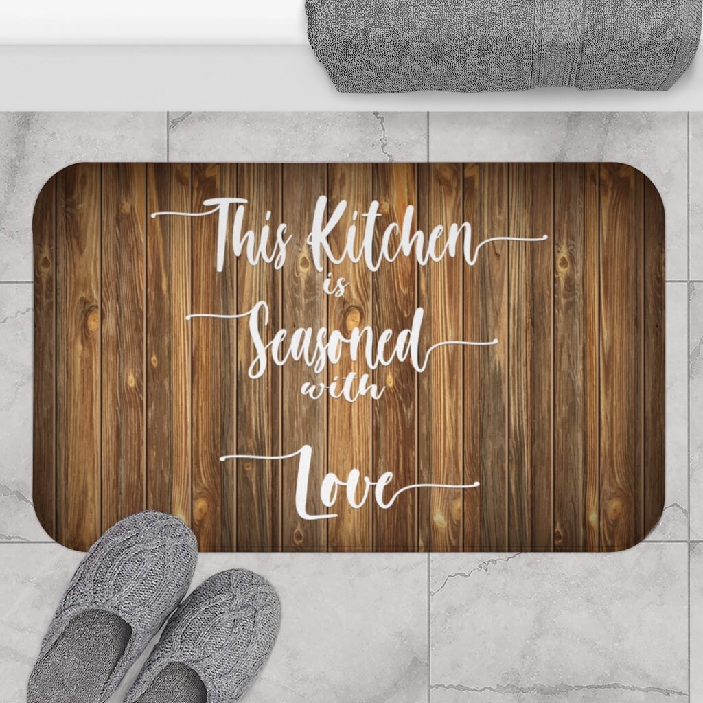 Kitchen Seasoned with Love Kitchen Mat, (18 x 30)
