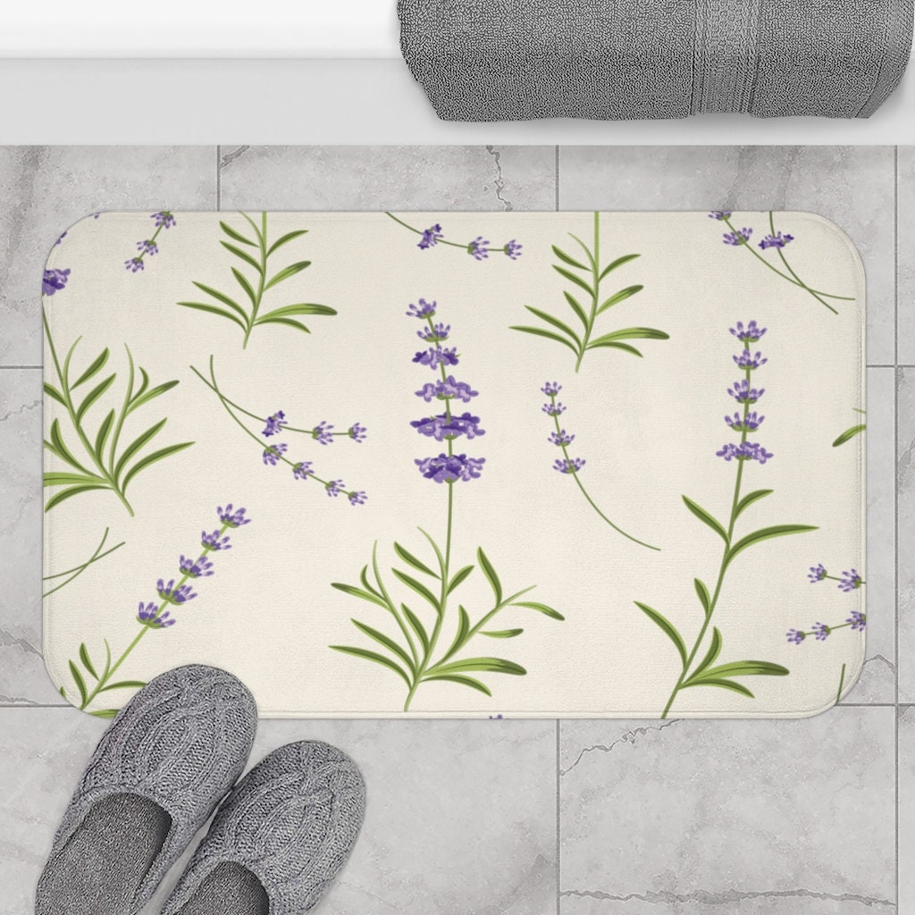 Lavender Bath Mat 