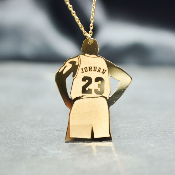 14K Gold Necklacemichael Jordan NBA 