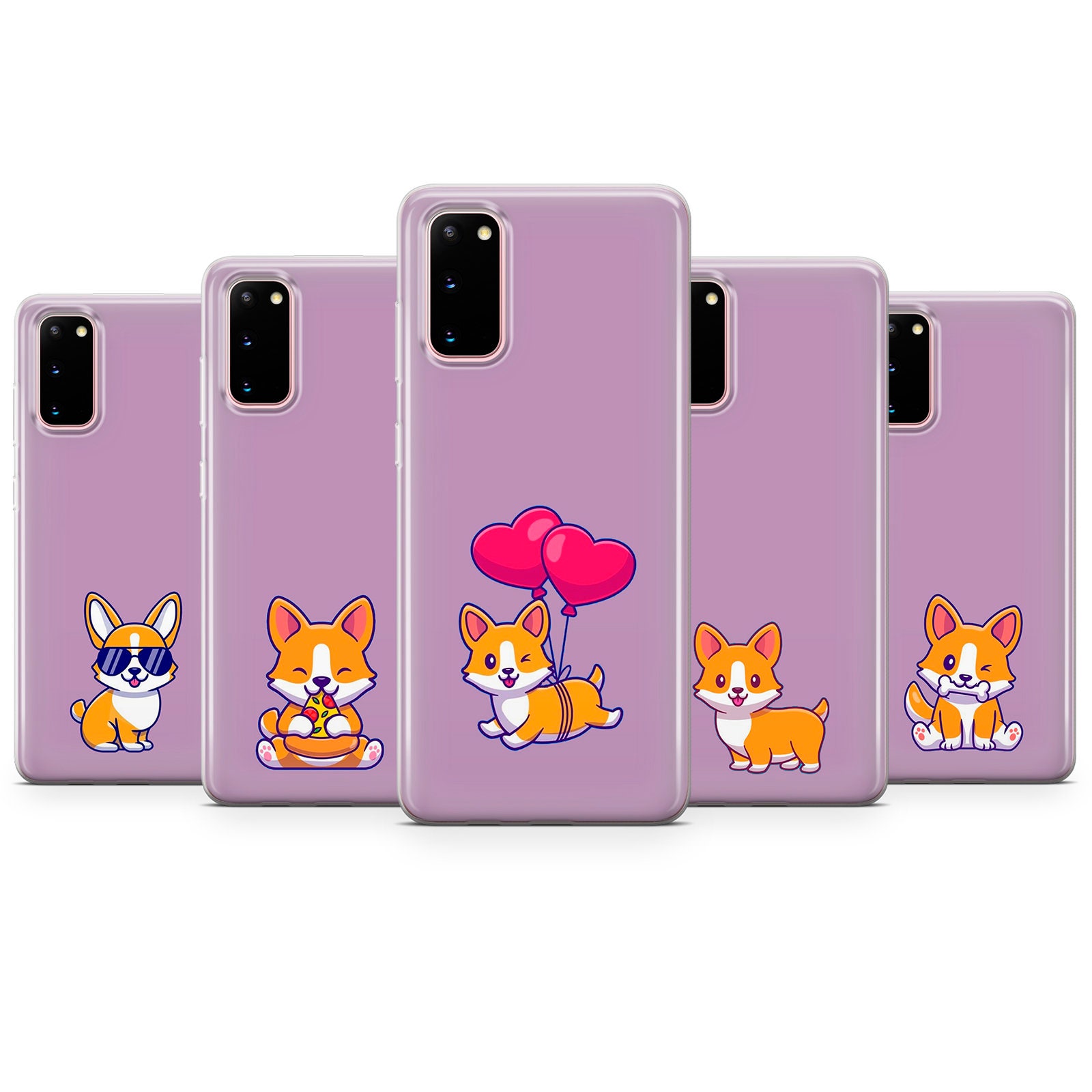 Cute Dog Phone Case fit for iPhone 12 8 XS XR 11 Samsung Etsy