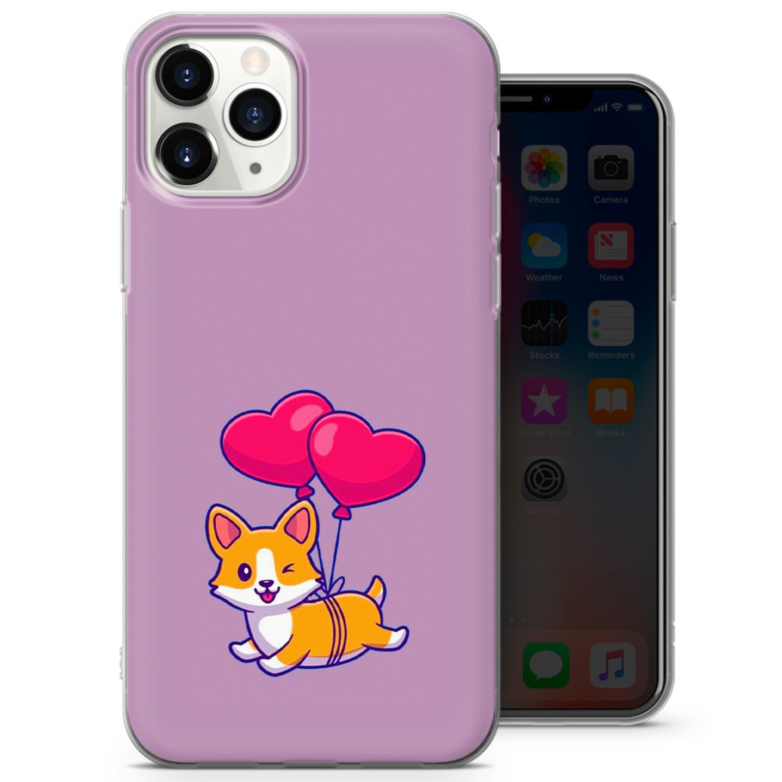 Cute Dog Phone Case fit for iPhone 12 8 XS XR 11 Samsung Etsy