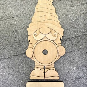 Interchangeable Standing Gnome Jar Sign Frame Svg,glowforge , Round ...