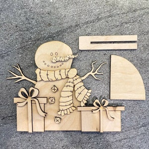 Schneemann SVG Digital Download für Glowforge oder Laser