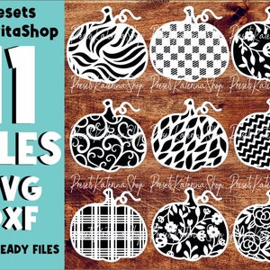 3D Standing Pumpkins ,Set of 11 SVG Digital Download for Glowforge of Laser,3d laser file,pumpkin svg,laser pumpkin svg