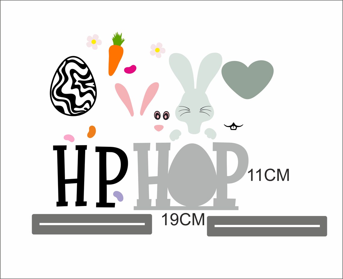 HOP Standing Bunny Shelf Sitter Svg,bunny Laser Cut File,bunny Svg ...