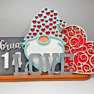 Interchangeable Stend Valentine&#39;s Day svg,Standing Interchangeable Stend for Valentine&#39;s Day,farmhouse decor for laser,Glowforge svg,
