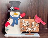 Snowman Ornament SVG, Snowman Famile Stand svg, Snowman Ornaments svg,Welcome Sign svg, Christmas laser svg