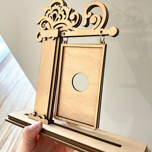 Interchangeable Seasonal Mini Standing Sign Frame SVG , Glowforge ...