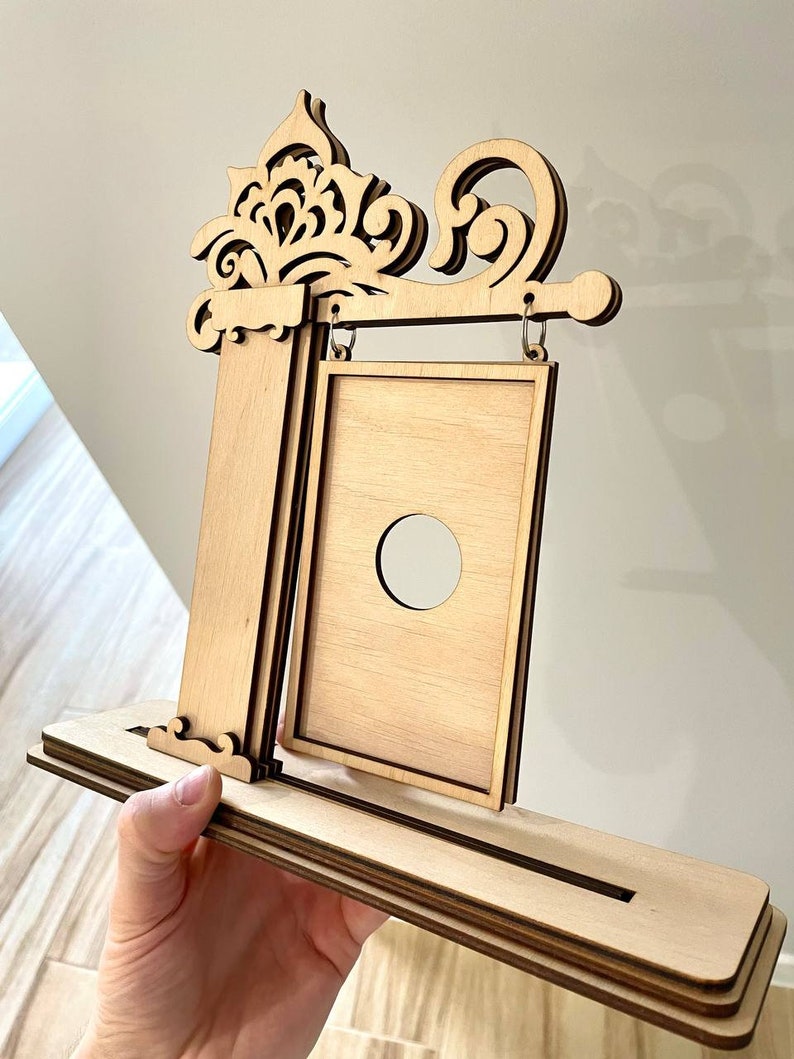 Interchangeable Seasonal Mini Standing Sign Frame SVG , Glowforge ...