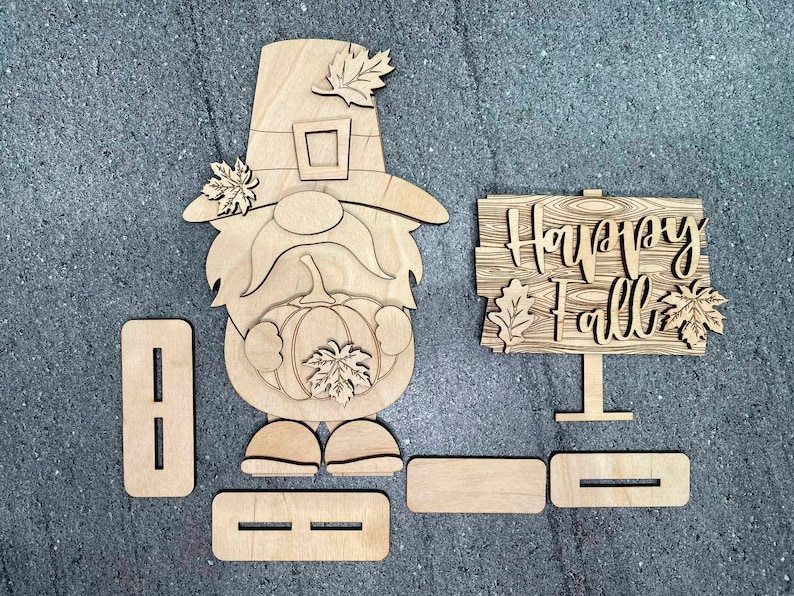 Fall Gnome SVG File ,laser Cut File ,gnome Shelf Sitter ,fall Laser ...