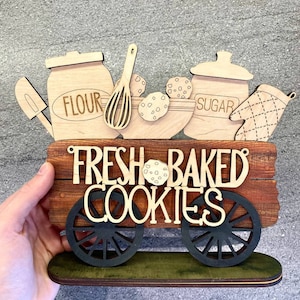 Interchangeable Farmhouse Stand Svg, Baking decor,Kitchen Stand, Interchangeable laser files,Laser SVG,Light forge
