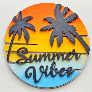 Hola Sunshine Signo de verano, decoración de puerta de verano SVG, Sun SVG, lago svg, Cricut SVG, Glowforge Svg, archivo cortado con láser, letrero de porche de verano svg,