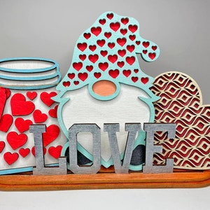 Interchangeable Stend Valentine&#39;s Day svg,Standing Interchangeable Stend for Valentine&#39;s Day,farmhouse decor for laser,Glowforge svg,