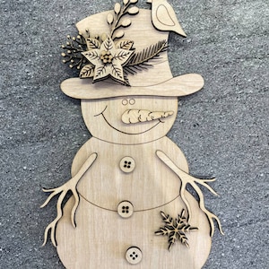 Snowman Shelf Sitter SVG ,Snowman laser cut file,Snow SVG,Glowforge ,Farmhouse Style Snowman SVG,Winter svg