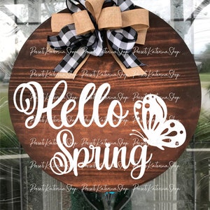 Spring welcome sign svg, Easter sign SVG,Spring Welcome svg, Glowforge files, laser cut file,Mother&#39;s Day svg,Spring round sign SVG
