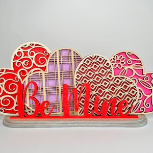 Interchange Stand Valentine&#39;s Day svg, Standing Interchange Stand for Valentine&#39;s Day, laser farmhouse decor, Glowforge svg,