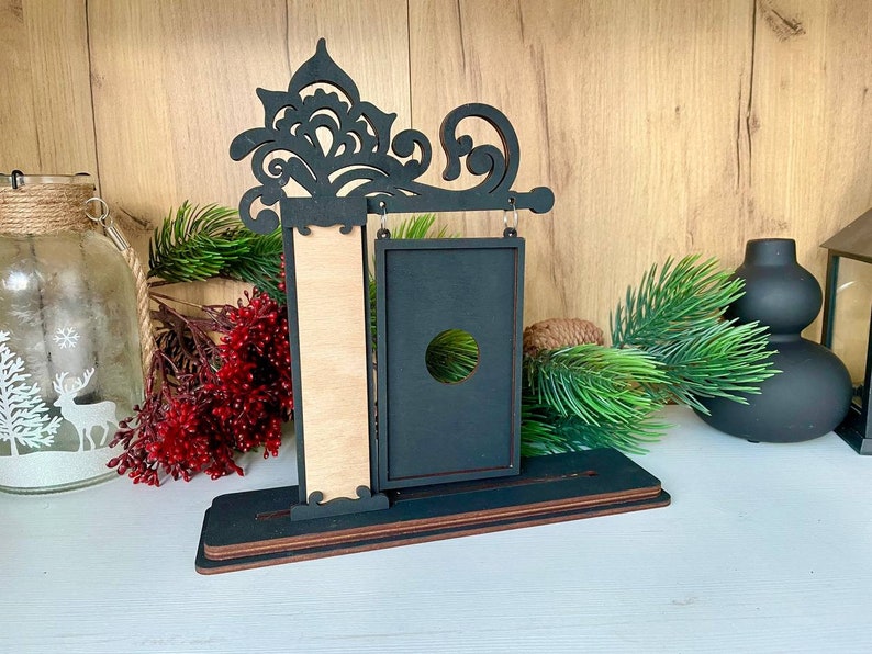 Interchangeable Seasonal Mini Standing Sign Frame SVG , Glowforge ...