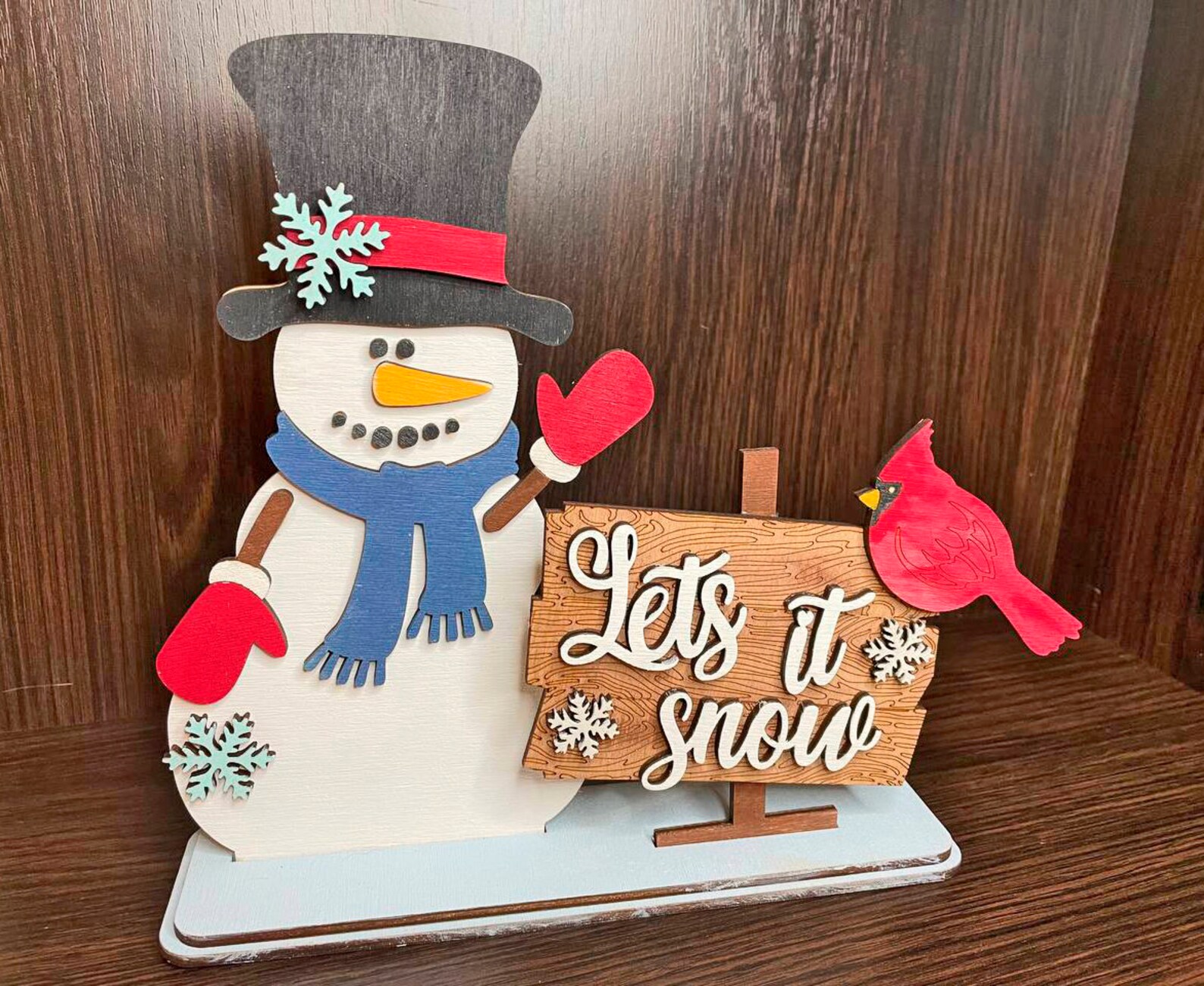 Snowman Ornament SVG Snowman Famile Stand Svg Snowman Etsy