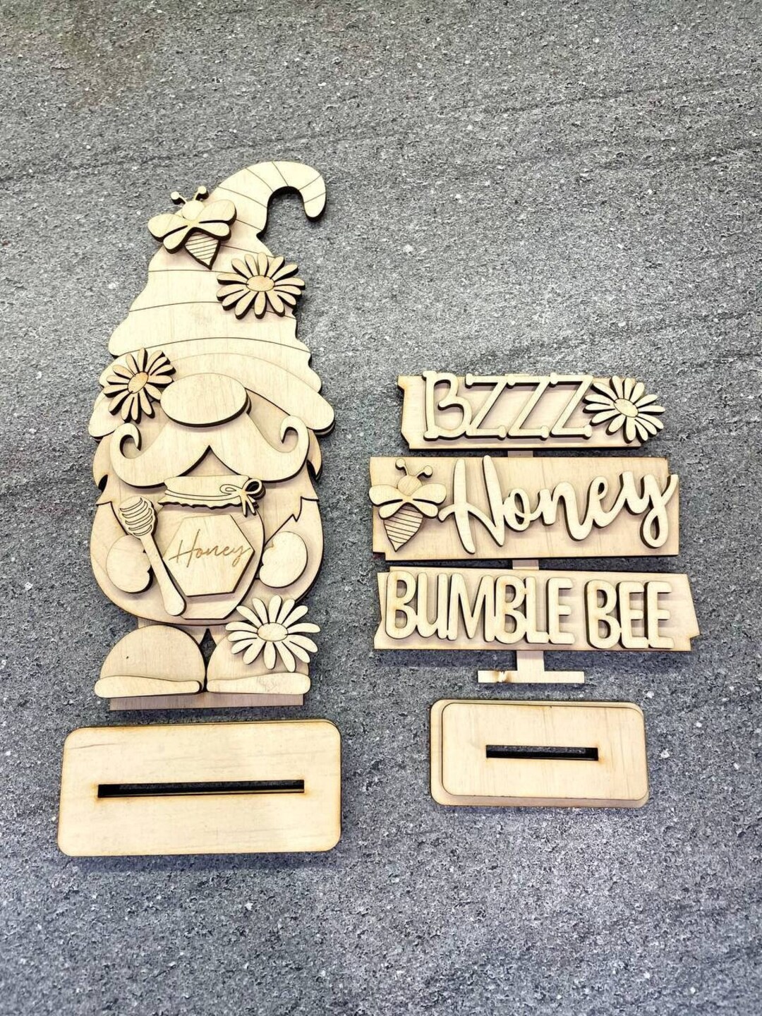 Bee Gnome SVG File ,standing Bee Gnome SVG File, Laser Cut File ...