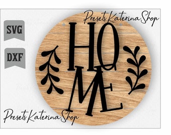 Small Interchangeable Home Sign For Tiered Trays File SVG, Glowforge Laser,Glowforge Svg, laser cut file