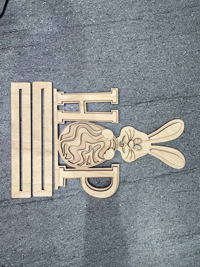 HOP Standing Bunny Shelf Sitter Svg,bunny Laser Cut File,bunny Svg ...